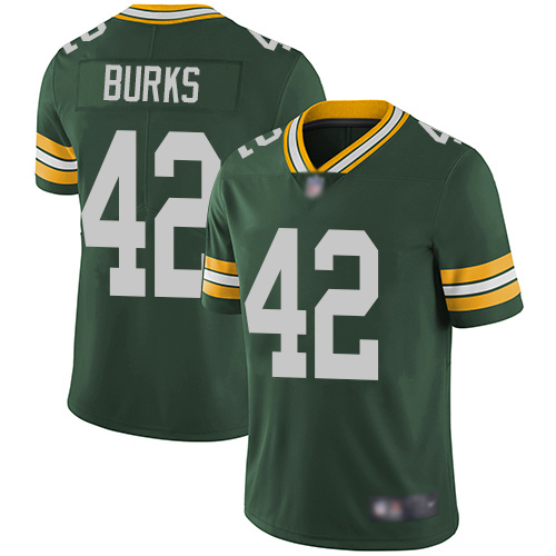 Green Bay Packers Limited Green Men #42 Burks Oren Home Jersey Nike NFL Vapor Untouchable